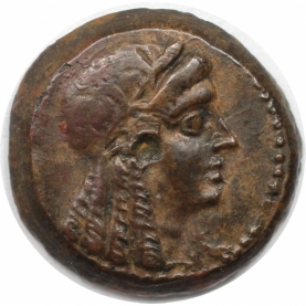 AE Obol 204-180 v. Chr avers