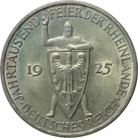 5 Reichsmark 1925 avers