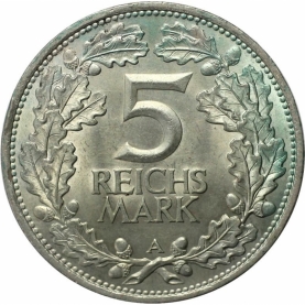 5 Reichsmark 1925 revers