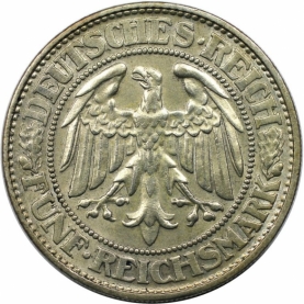 5 Reichsmark 1928 avers