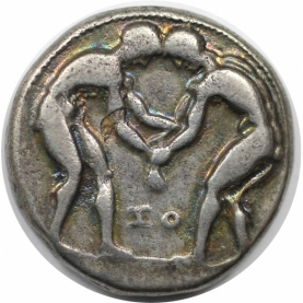 Stater 420 - 370 v. Chr avers