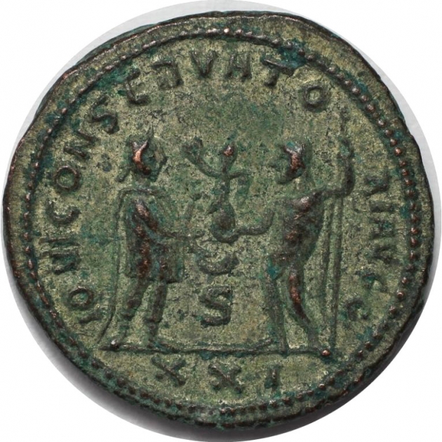 Antoninianus 284 - 305 n. Chr revers