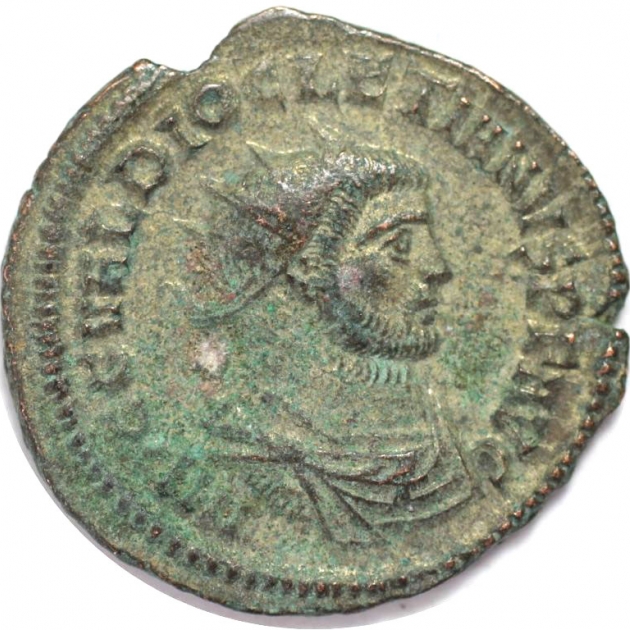 Antoninianus 284 - 305 n. Chr avers