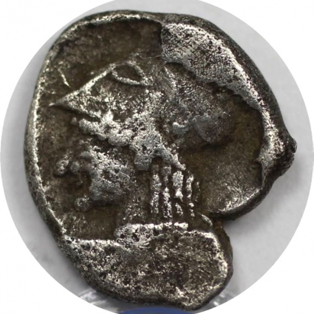 Obol 500 - 490 n. Chr revers