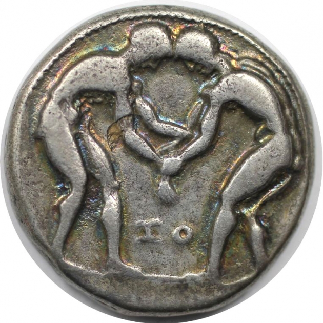 Stater 420 - 370 v. Chr avers