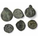 Lot von 6 Münzen 420 - 400 v. Chr revers