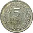 5 Reichsmark 1925 revers