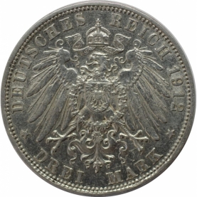 3 Mark 1912 revers