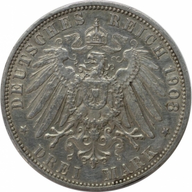 3 Mark 1908 revers