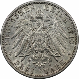 3 Mark 1910 revers