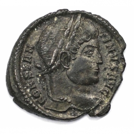 Follis 324 - 330 n. Chr avers