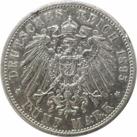 5 Mark 1895 revers