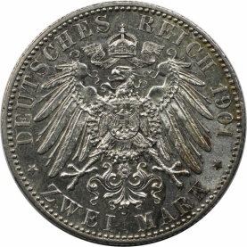 2 Mark 1901 revers