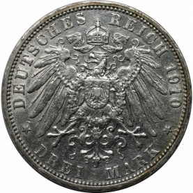 3 Mark 1910 revers