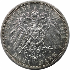 3 Mark  1912 revers