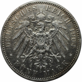 5 Mark 1904 revers