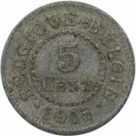 5 Centimes 1915 revers