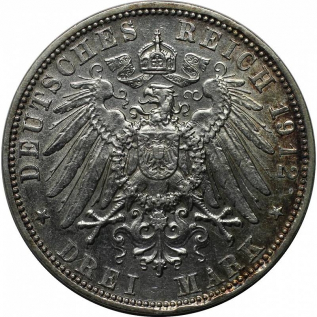 3 Mark 1912 avers