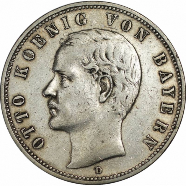 5 Mark 1906 avers