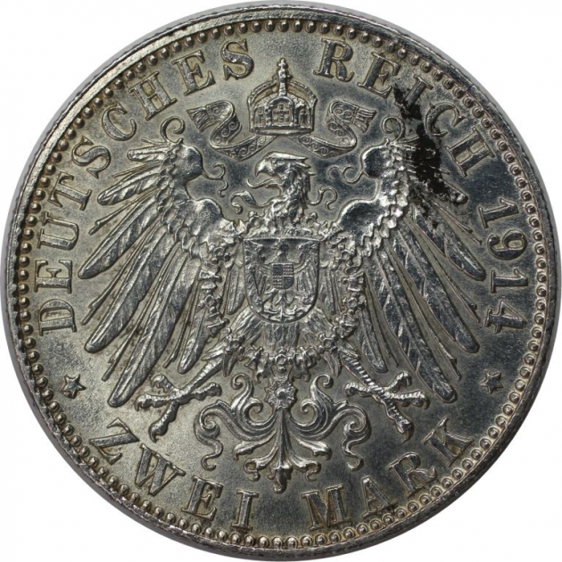 2 Mark 1914 revers