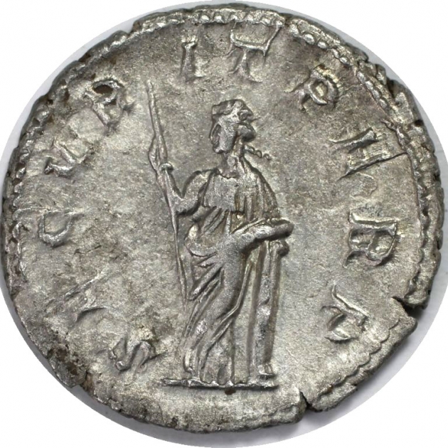 Antoninianus 244 n. Chr revers