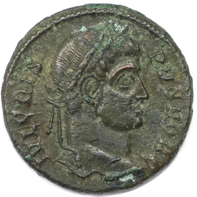 Reduzierter Follis 317 - 326 n. Chr avers