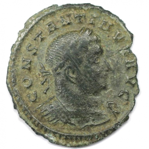 Halb Follis 310 - 313 n. Chr avers