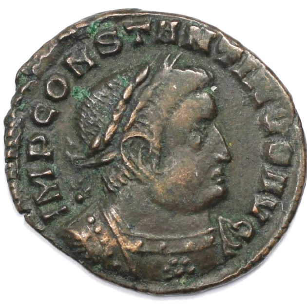 Follis 315 - 316 n. Chr avers