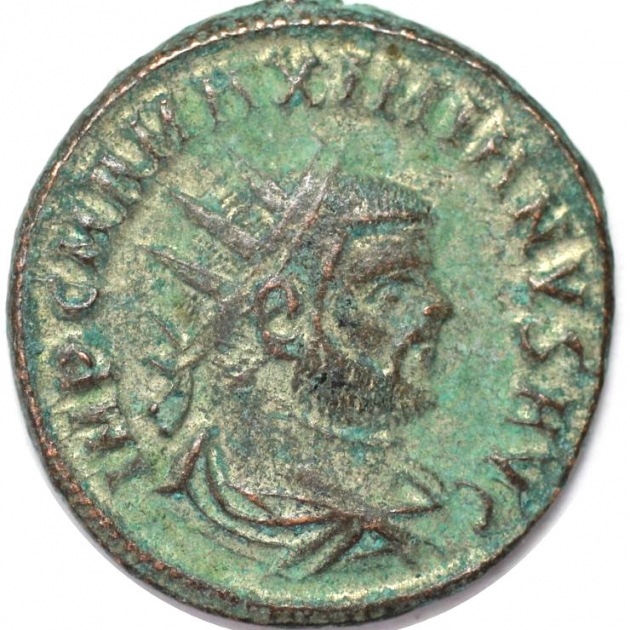 Antoninianus 286 - 310 n.Chr avers