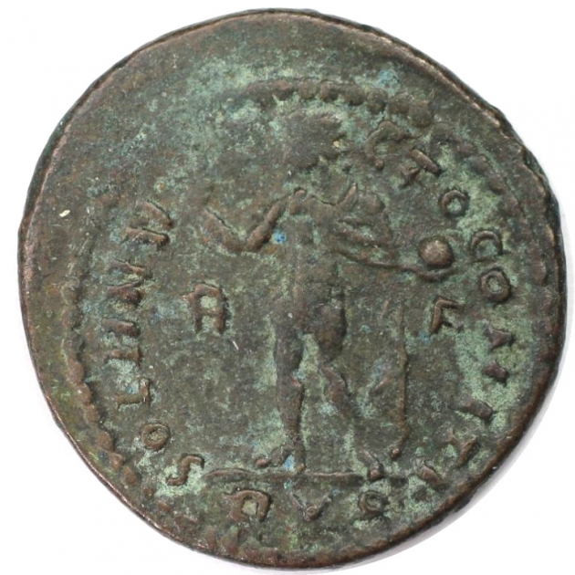 Follis 314 n. Chr revers