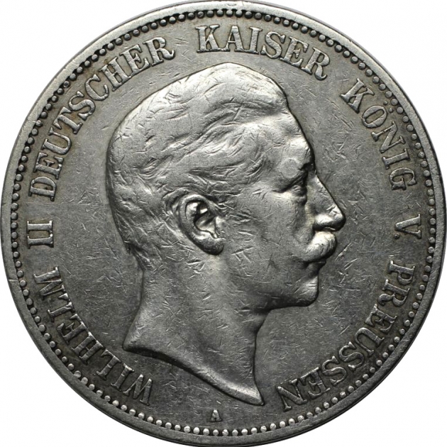 5 Mark 1898 avers