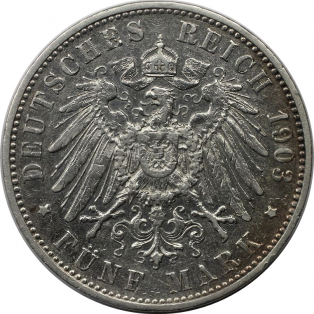 5 Mark 1903 revers