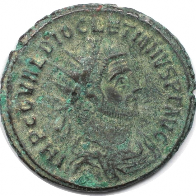 Antoninianus 284 - 305 n. Chr avers