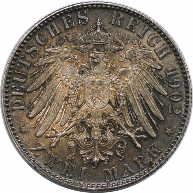 2 Mark 1902 revers