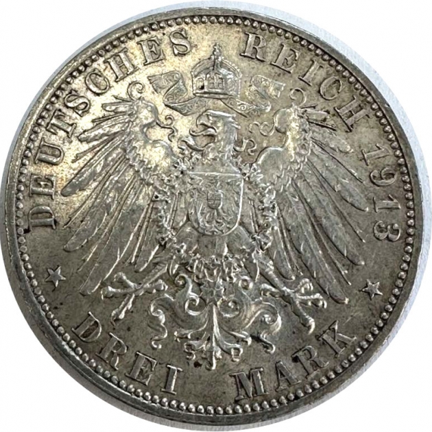3 Mark 1913 revers