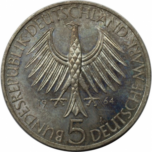 5 Mark 1964 avers