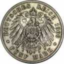 5 Mark 1906 revers