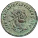 Antoninianus 284 - 305 n. Chr avers