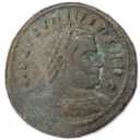 Follis 314 n. Chr avers